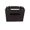 Simplify Storage Shelf Tote, 14-1/2 in L, 7-5/8 in W, 14-1/2 in H, Chocolate, Plastic 25099-CHOCO - alternate 2